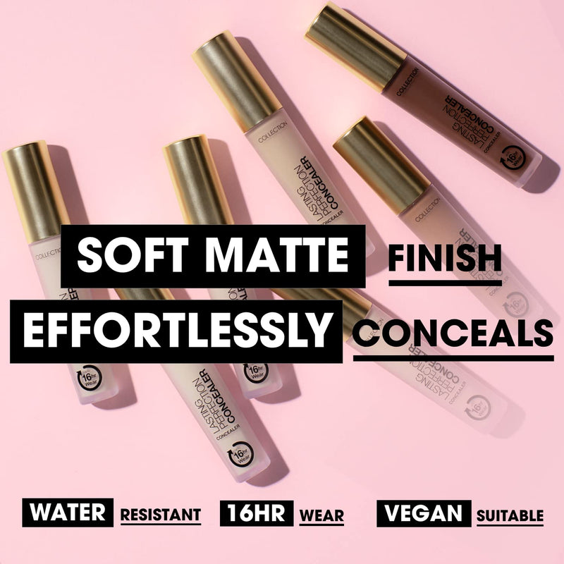 Collection Cosmetics Lasting Perfection Concealer, 16-Hour Wear, Long Lasting Concealer, Porcelain - BeesActive Australia
