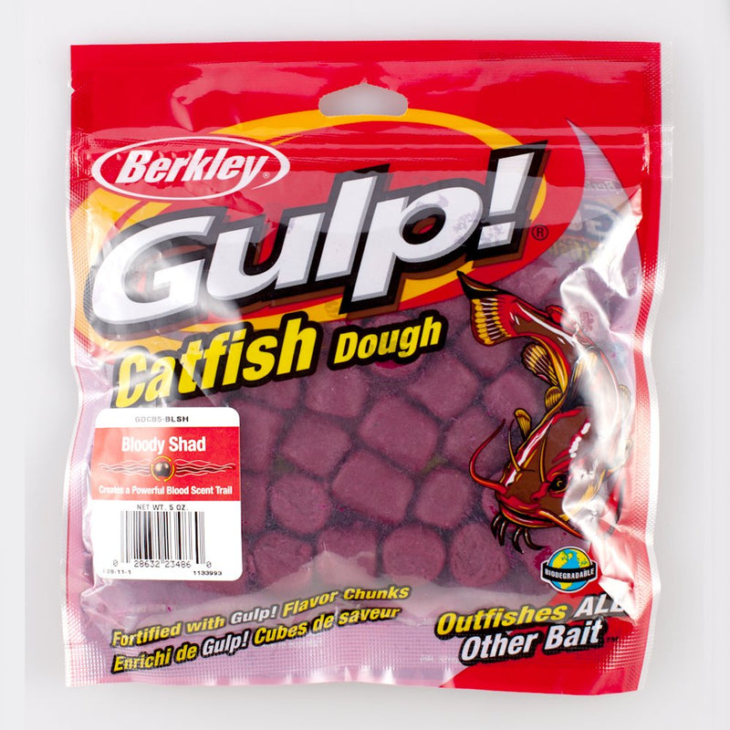 Berkley Gulp! Catfish Dough, 5-Oz. Bag Bloody Shad - BeesActive Australia