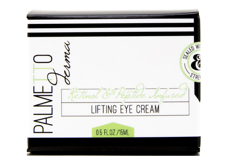 Palmetto Derma Retinol and Peptide Infused Lifting Eye Cream .5 Fl Oz - BeesActive Australia