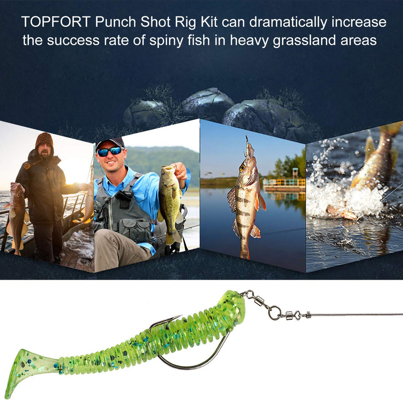 TOPFORT 187/230pcs Fishing Accessories Kit, Including Jig Hooks, Bullet Bass Casting Sinker Weights, Fishing Swivels Snaps, Sinker Slides, Fishing Set with Tackle Box… 12PCS Hooks Fishing Accessories kit - BeesActive Australia