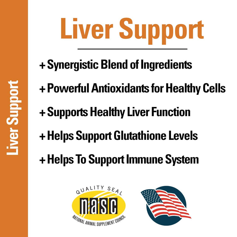 Vet Classics Liver Support Pet Health Supplement for Dogs, Cats – Liver Functions – B-Vitamins, Glutathione, Milk Thistle – Soft Tablets, Chews 120 Soft Chews - BeesActive Australia