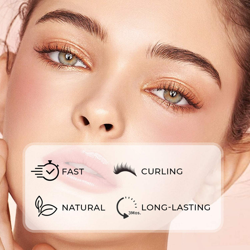 LashRay Lash Lift Kit Salon Quality Eyelash Perming Kit for Semi-Permanent Curling of Natural Lashes Includes Cleanser, Eye Pads, Lift Pads and Adhesive for Dramatic Looking Eyelashes - BeesActive Australia