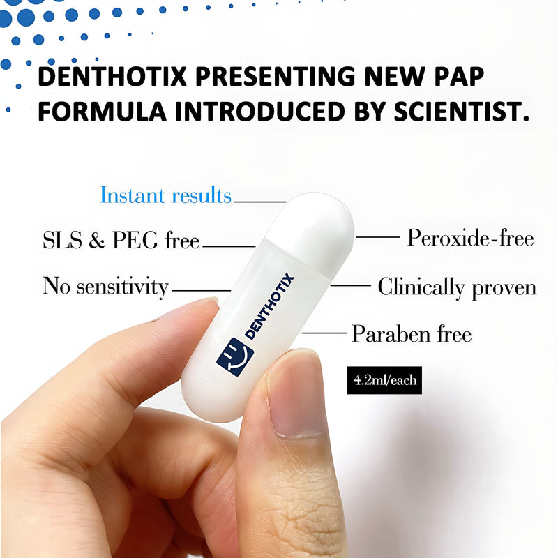 Denthotix Premium Quality 8 Teeth Whitening Gel Pods 33.6ml - A Stain Removal Sensitivity Free Formula for Whitening Teeth - Peroxide Free Teeth Whitener Gels - Safe for Your Enamel. - BeesActive Australia