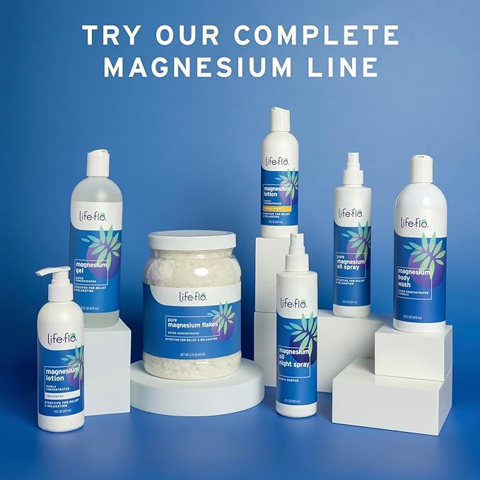 Life-flo Pure Magnesium Flakes Magnesium Chloride Brine 2 75 lbs 44 oz - BeesActive Australia