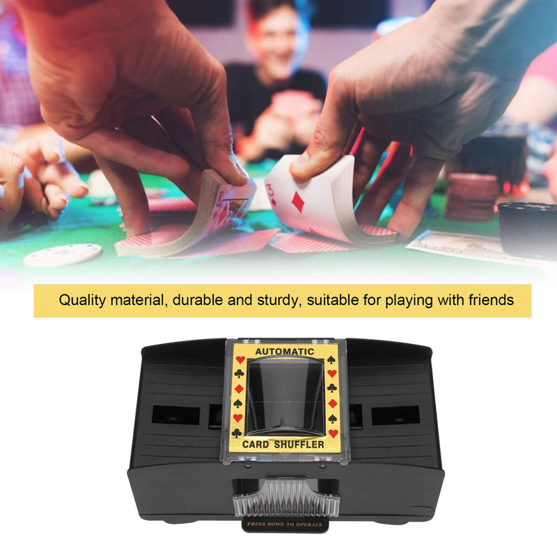 Automatic Battery Card r,Adult Elderly Electric Automatic 2-Deck Labor-Saving Card r Tool Accessory,Card r Blackjack, Poker, Quiet, Easy to Use,Avoid Cheating - BeesActive Australia