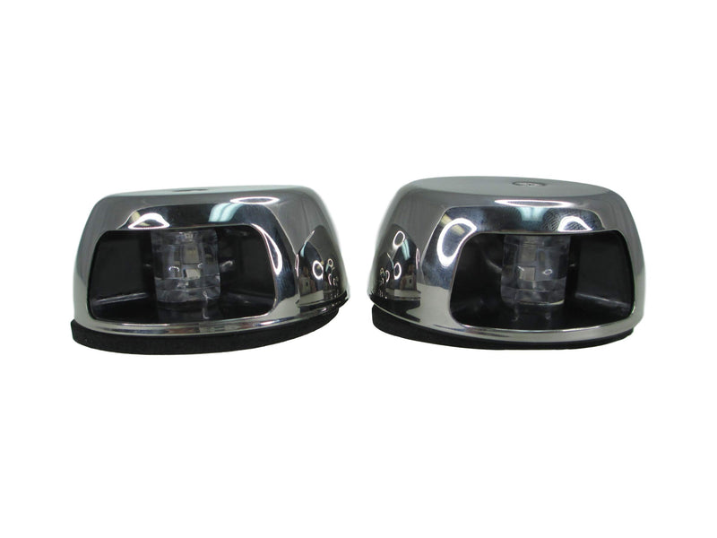 [AUSTRALIA] - Pactrade Marine Horizontal SS304 Navigation Green Starboard Red Port LED Lights 