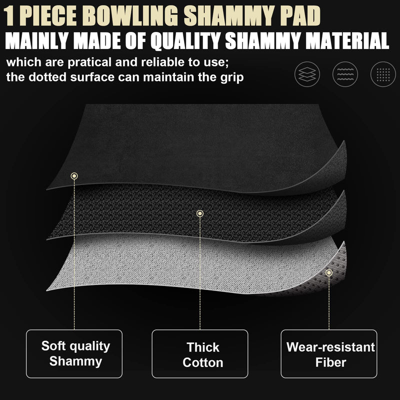Maitys Microfiber Bowling Sanding Pad Bowling Accessories Bowling Ball Towel Resurfacing and Cleaning Kit 6 Pieces Bowling Ball Cleaning Pad and 1 Bowling Ball Towel Grit 500/ 1000/ 2000 Black and Red - BeesActive Australia
