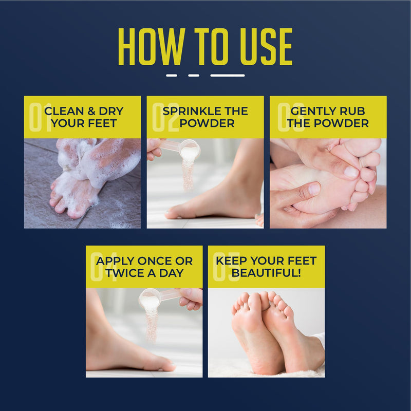 Athlete’s Foot Treatment Powder | Combat Fungal Infections with Natural Ingredients | 125g - BeesActive Australia