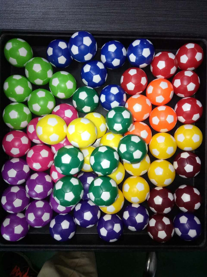 Sunfung Table Soccer Foosballs Replacement Balls Mini Multicolor 36mm Official Foosball 12 Pack - BeesActive Australia