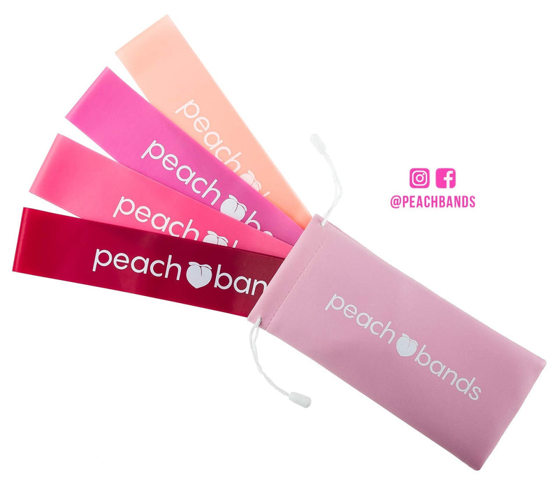 Peach Bands Resistance Bands Set - Exercise Workout Bands for Legs and Butt - BeesActive Australia