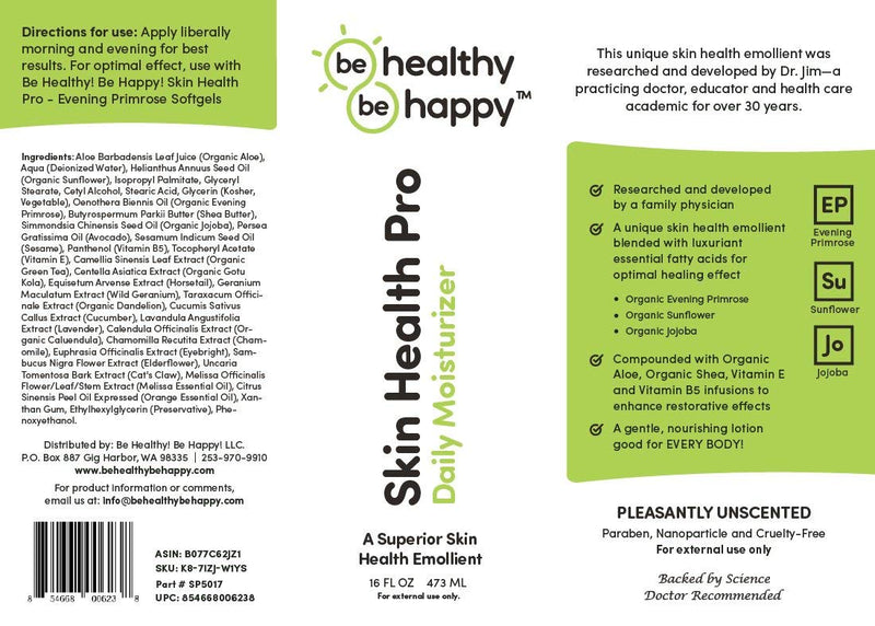 Be Healthy! Be Happy! Skin Health Pro – Skin Revitalizing Daily Moisturizer - BeesActive Australia