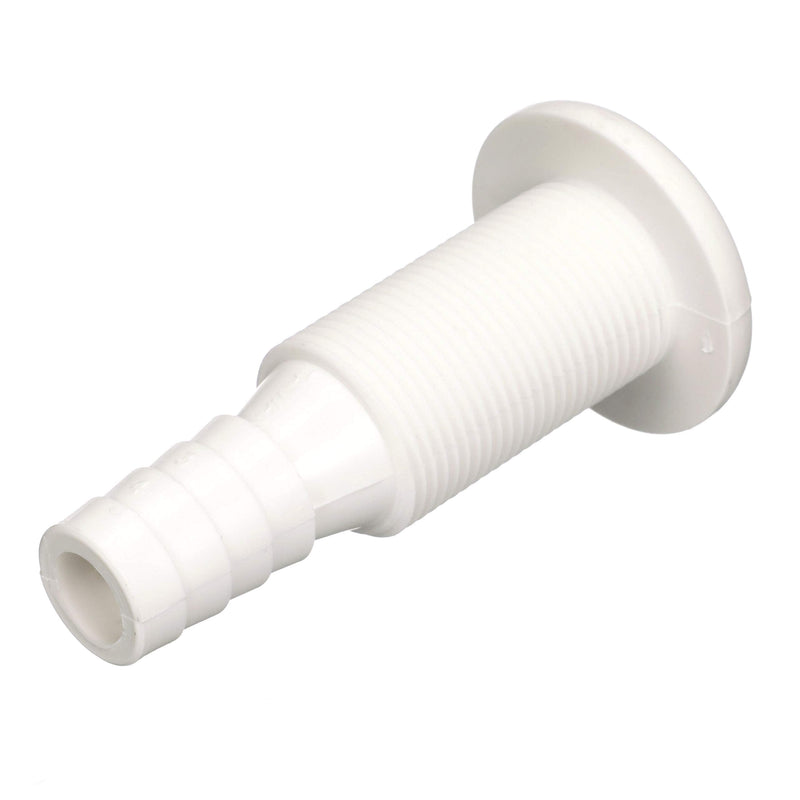 attwood 3873-3 Polypropylene Straight Thru-Hull Connector, White Finish - BeesActive Australia