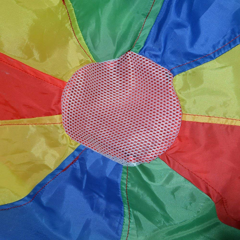 [AUSTRALIA] - Sonyabecca Parachute 8 Foot for Kids with 9 Handles Play Parachute for 4 8 Kids Tent Cooperative Games Birthday Gift 