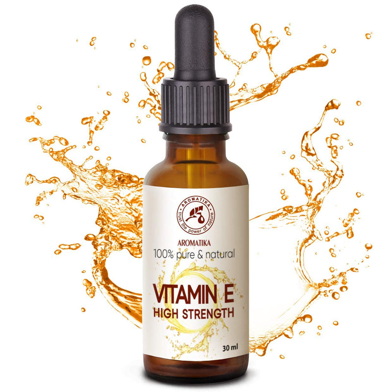 High Strength Pure Vitamin E - Concentrated Vitamin E Drops 30 ml - Tocopherol - Natural - Antiaging Vitamin E - Vitamin E for Vitamin E Oil - for Face - Skin - Hair - Nails - Lips 30 ml (Pack of 1) - BeesActive Australia