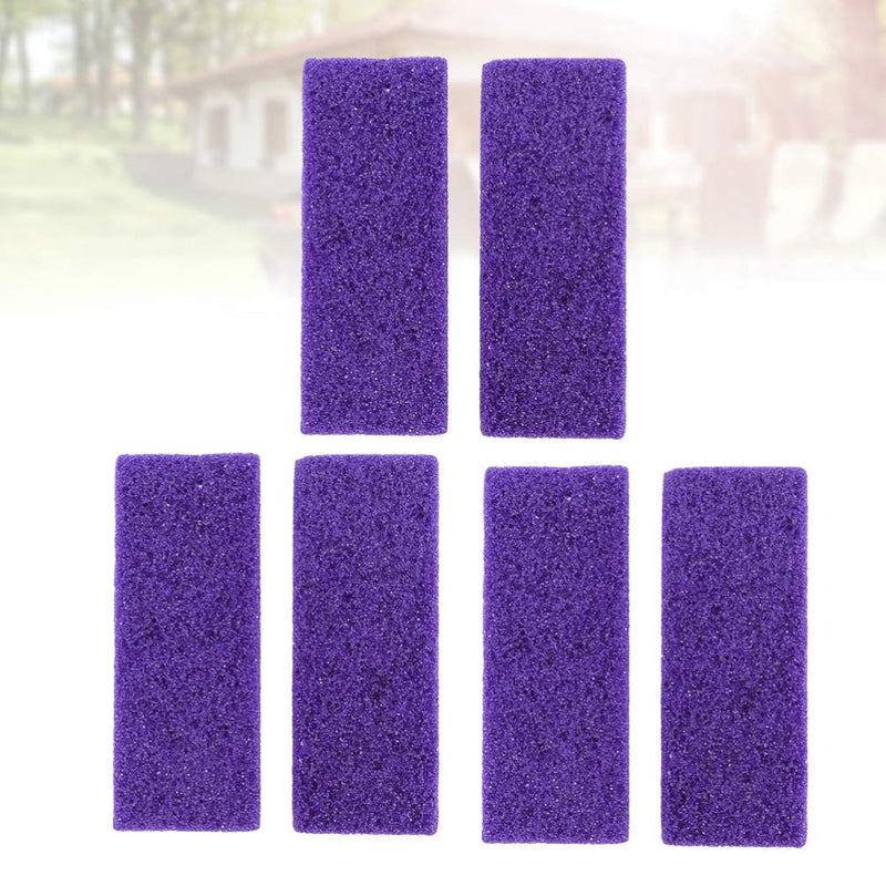 Milisten 6pcs Pumice Stone Lava Pedicure Tools Double Side Hard Skin Remover for Hands Foot File Exfoliation (Purple) - BeesActive Australia