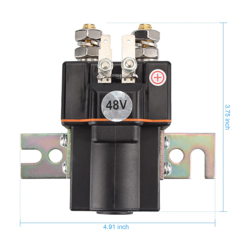 Dewkake Club Car 48V 4 Terminal Solenoid Coil, Fits 1995-UP DS and 2004-2008 Precedent Golf Carts, OEM# 101908701 102774701, 5722 Suit(Solenoid and Resistor Assembly) - BeesActive Australia