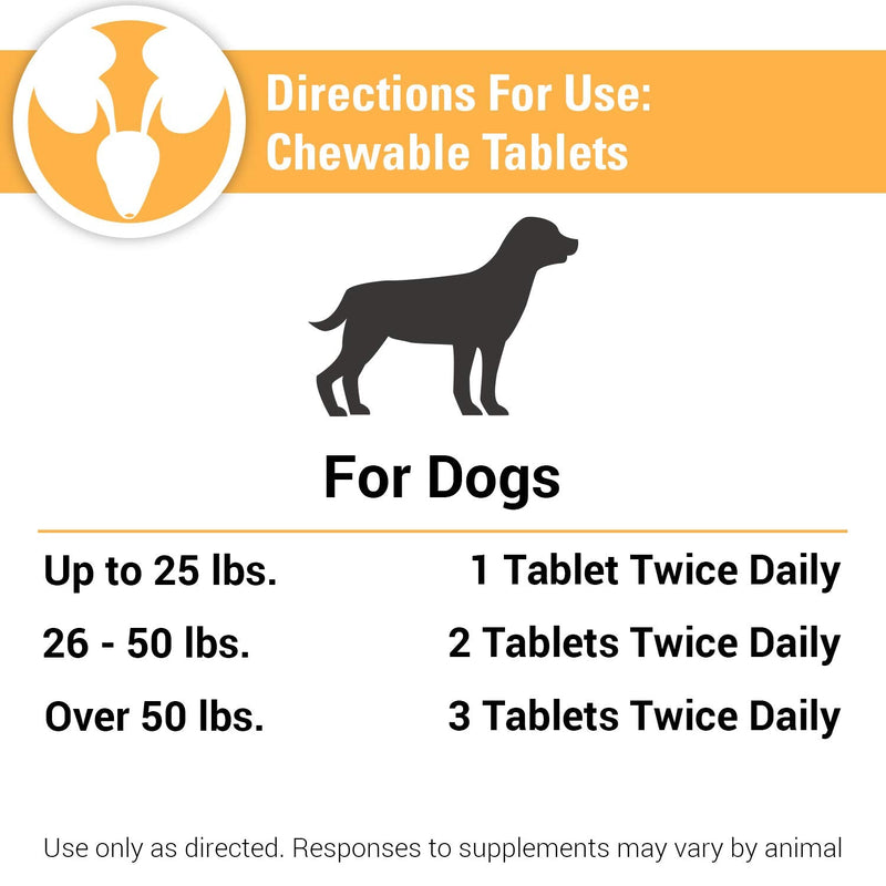 Vet Classics Urinary Tract Dog Supplement- Urinary Tract Support for Dogs, Pet Incontinence- Cranberry Dog Supplements- Chewable Tablets 120 Ct. - BeesActive Australia