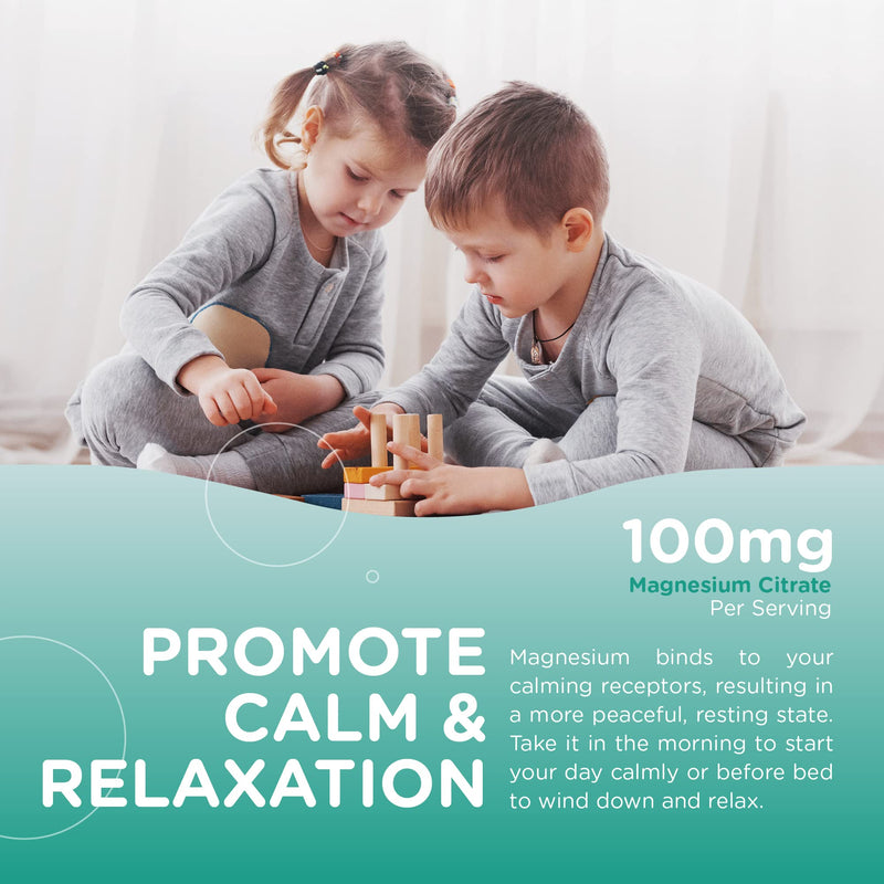 Chapter One Magnesium Gummies, Calm Gummies for Kids and Adults, Kosher (Raspberry 60 Count) - BeesActive Australia