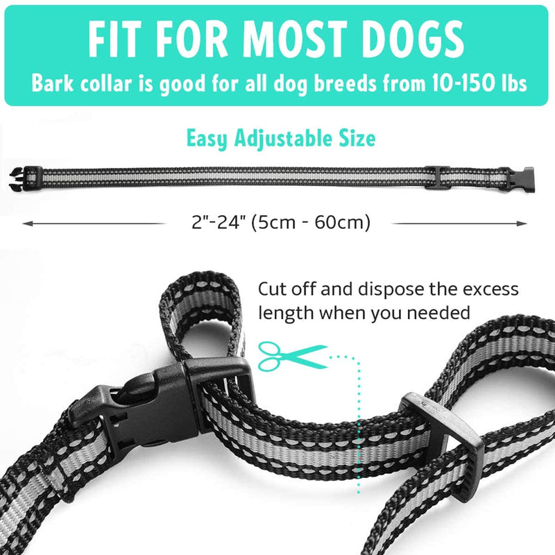 PetSpy Dog Bark Collar for No Barking Control Training w/3 Anti-Bark Modes Beep Vibration No Harm Shock IPx7 Waterproof for Small Medium Large Dogs - BeesActive Australia