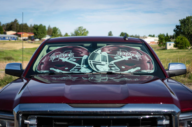 Smash'em Sports Mississippi State University Auto Sunshades - Bulldogs - BeesActive Australia