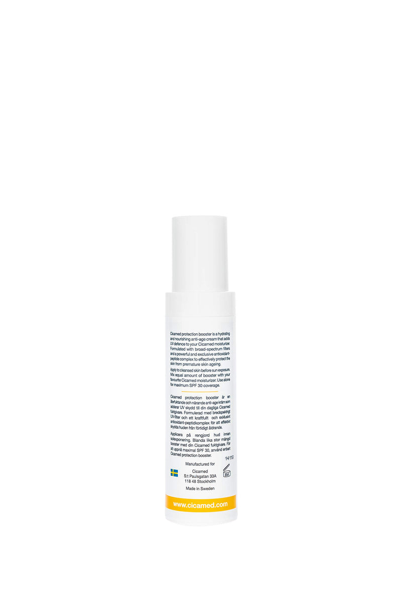 Cicamed Organic Science SPF Booster 30+ Facial Protection UVA/UVB, Anti Pollution Anti-Aging Sunscreen - BeesActive Australia