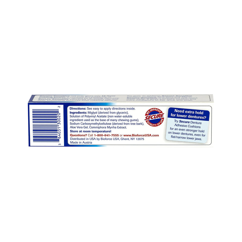 Bioforce A.Vogel Secure Sensitive Waterproof Denture Adhesive, Zinc Free, 1.4 Oz ( Pack of 3 ) - BeesActive Australia