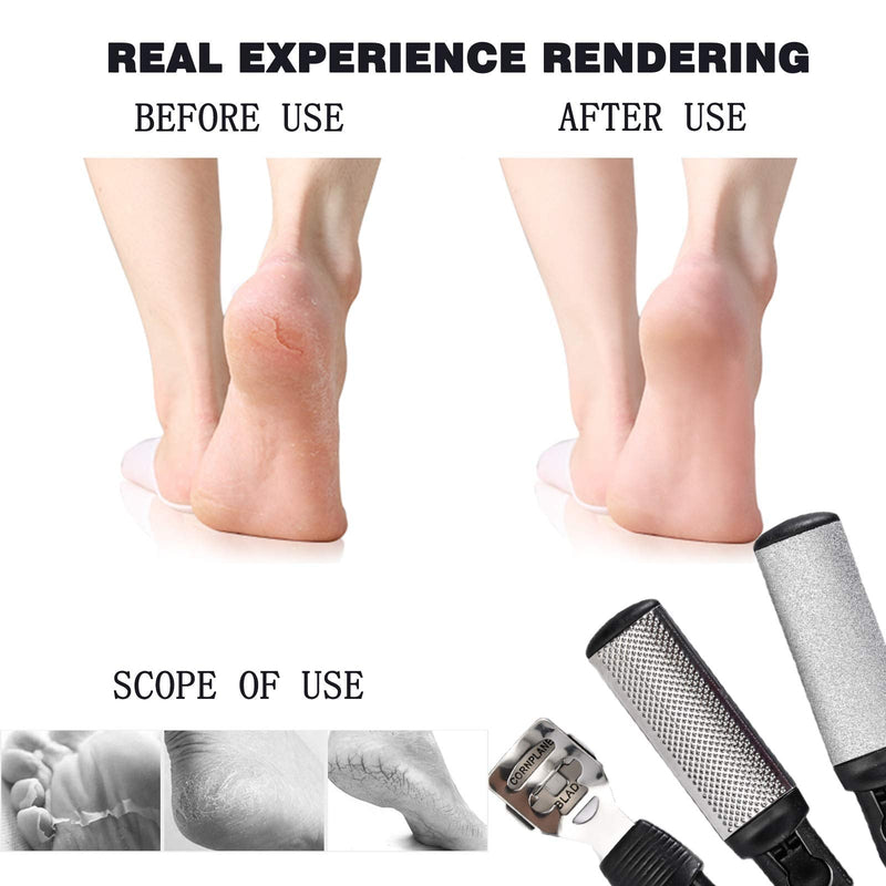 3 in 1 foot rasp foot file and Callus remover Best Foot care pedicure metal surface tool to remove hard skin Foot sanding, callus removal tool Surgical grade stainless steel file - BeesActive Australia