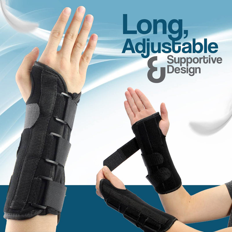 Hotcakes Wrist Hand Support Brace Splint - Adjustable Compression, Pain Relief, and Stability - Ideal for Carpal Tunnel, Arthritis, and Sports Injuries - Universal Fit for Men and Women (Pair, 2 PCS) Pair - BeesActive Australia