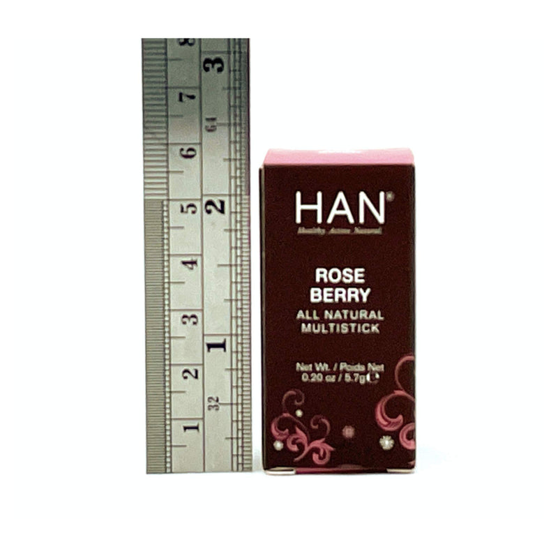 HAN Skincare Cosmetics All Natural Multistick, Rose Berry - BeesActive Australia