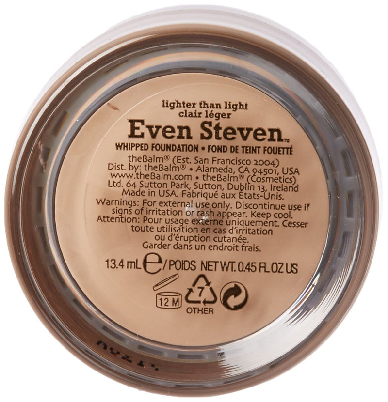 theBalm Even Steven Whipped Foundation Lighter than Light - BeesActive Australia