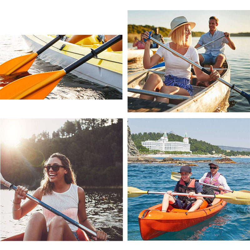 E-outstanding Drip Ring 4PCS Durable Practical Rubber Kayak Paddle Drip Rings Accessories for Canoe Raft Paddles Oar Shaft Replacement - BeesActive Australia