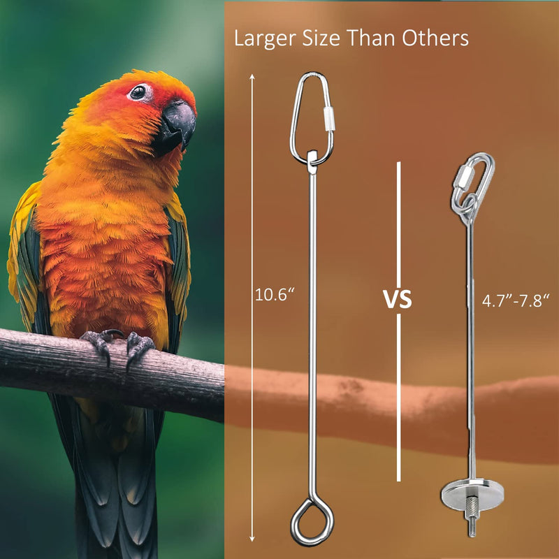 Bird Cage Food Holder Parrot Fruit Vegetable Skewer Bird Cage Feeder Foraging Toy for Parakeet Budgie Macaw - BeesActive Australia