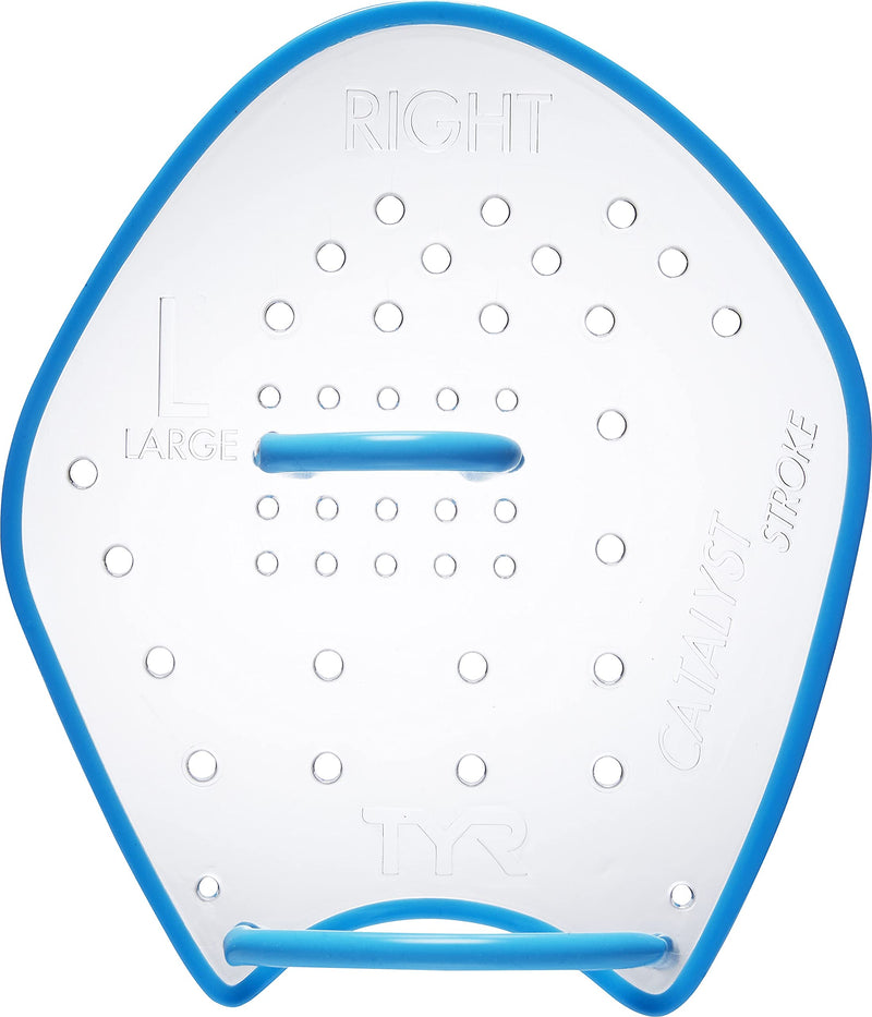 TYR Catalyst Stroke Training Paddles L - Blue - BeesActive Australia
