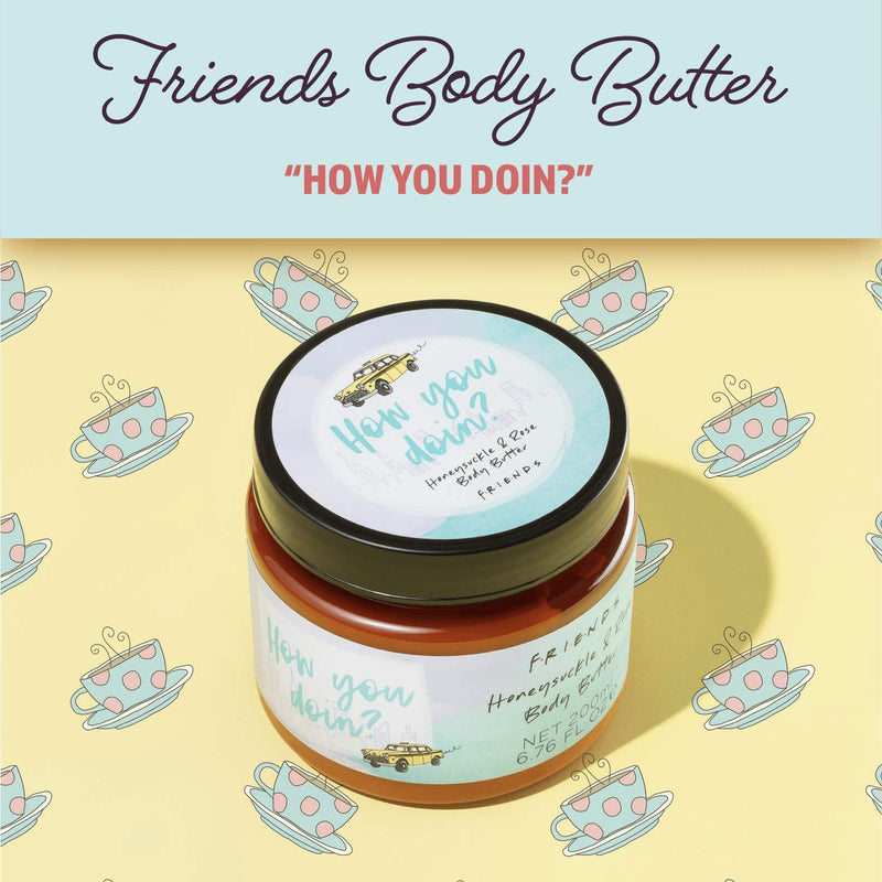 Friends Body Butter Honeysuckle and Rose USA - BeesActive Australia