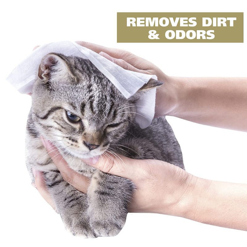 WAHL Cat Refresh Cleaning Wipes with Oatmeal Formula for Refreshing and Cleaning Dirty Cats - 50 Count - 820017-500 - BeesActive Australia