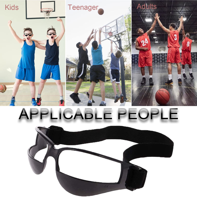 TEKCAM 6 Pack Basketball Dribble Goggles Basketball Training Aid Dribbling Glasses Specs Team Professional Sports Equipment for Youth Adult Teenagers Men Women (No Glass in Goggles) - BeesActive Australia