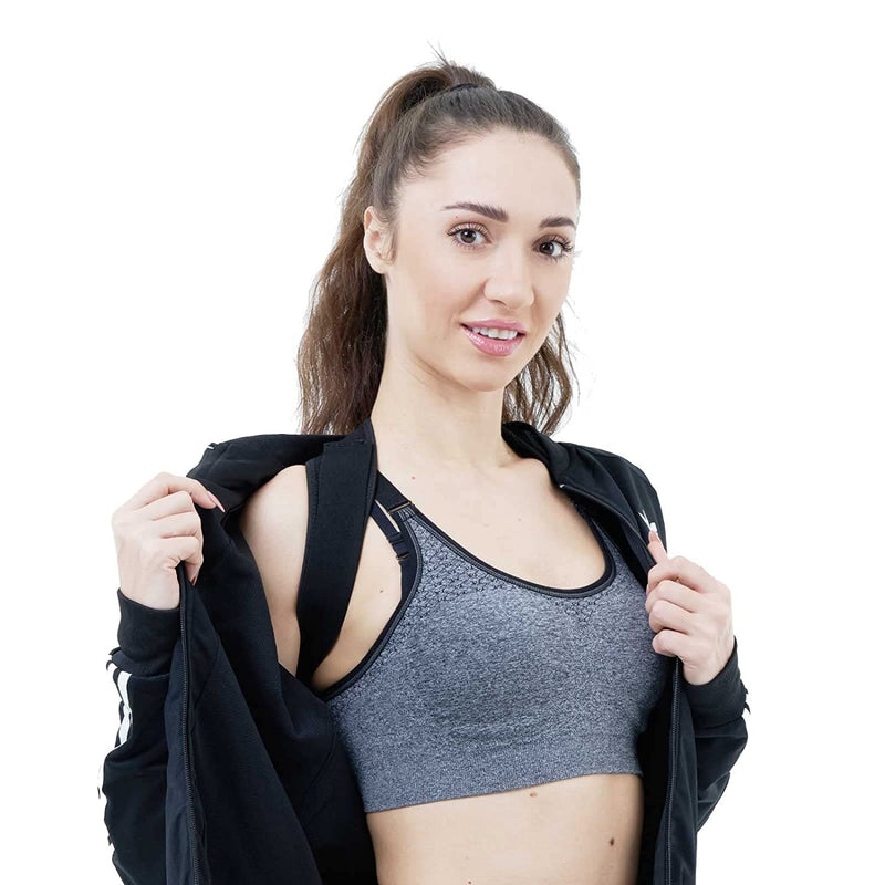 Posture Corrector for Women and Men,Adjustable Upper Back Brace, Breathable Back Support straightener, Providing Pain Relief from Lumbar, Neck, Shoulder, and Clavicle, Back Large - BeesActive Australia