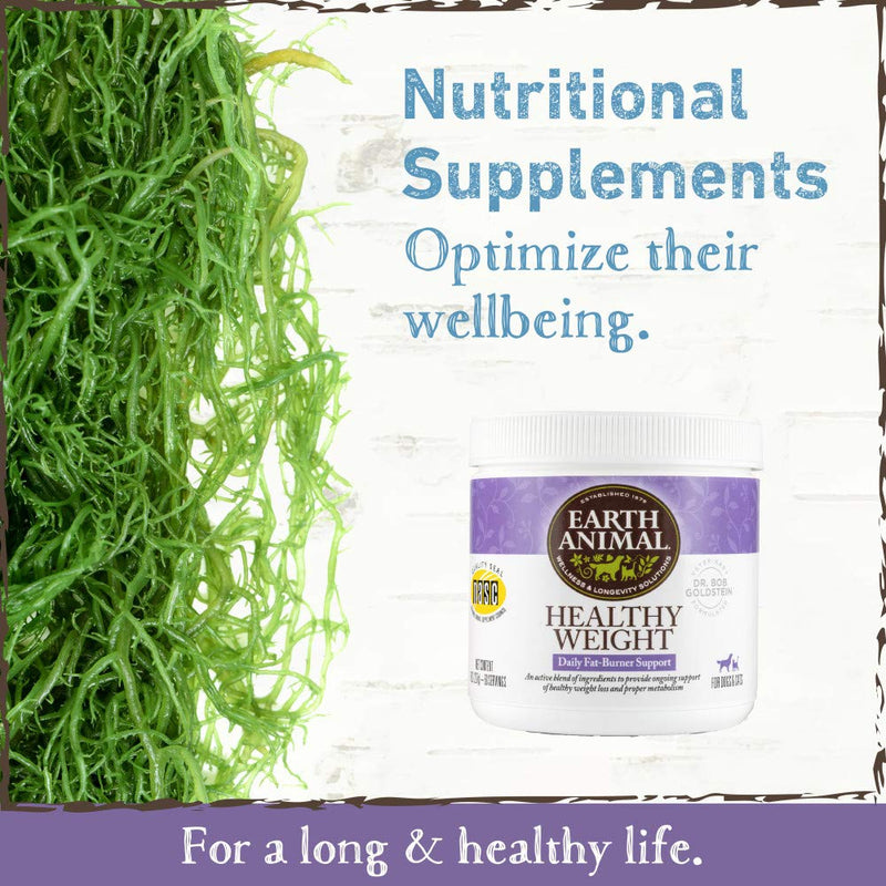 Earth Animal Healthy Weight Nutritional Supplement for Dogs & Cats, 8 oz – Made in the USA with Natural Ingredients - BeesActive Australia