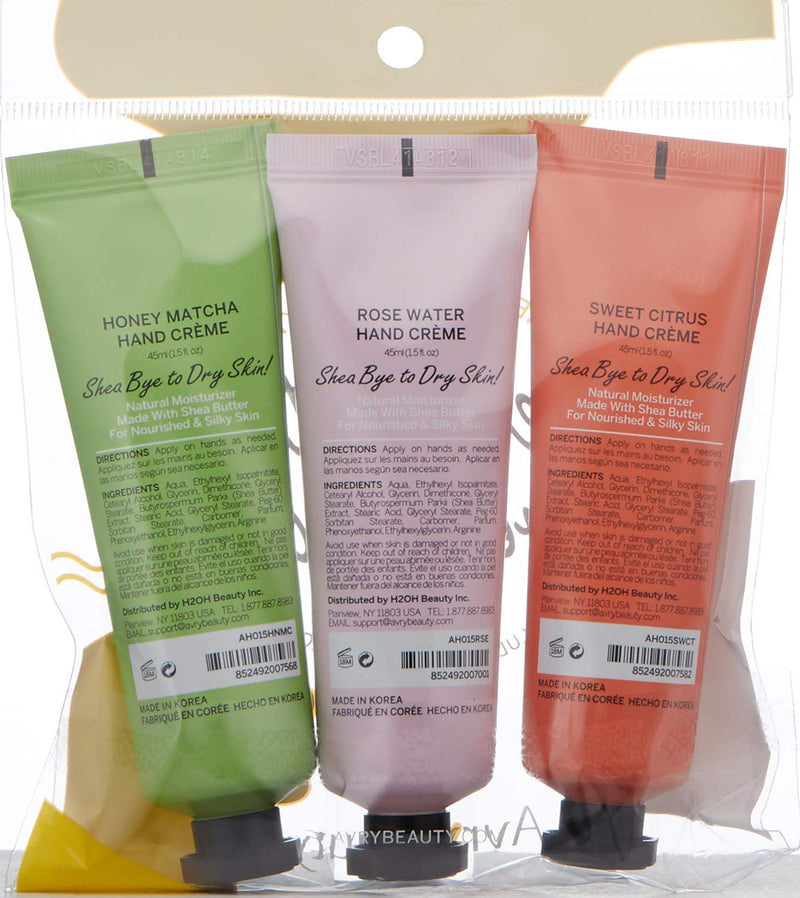 AvryBeauty Holiday Shea Butter Trio (Sweet Citrus, Rose Water & Honey Matcha), 1 ct. - BeesActive Australia