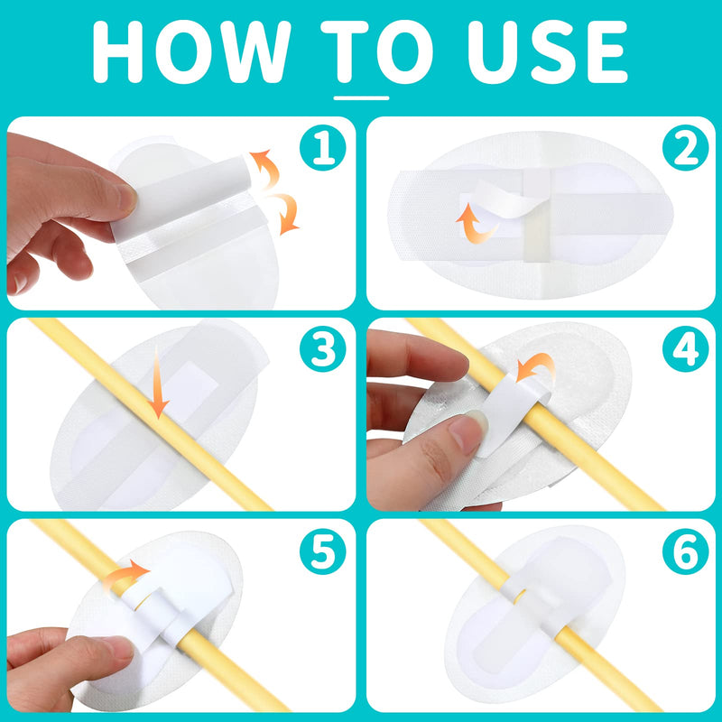 Milisten 10pcs Catheter Legband Holder Fixing Sticker Urinary Tube Drainag Tube Bag Paste Medical Supplies - BeesActive Australia