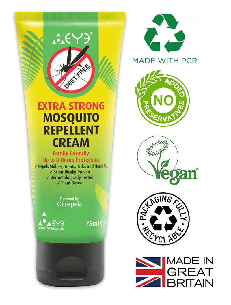 THEYE Tropical Strength Mosquito Repellent Lotion Natural Insect Repellent Cream Preservative & Deet Free 75ml - BeesActive Australia