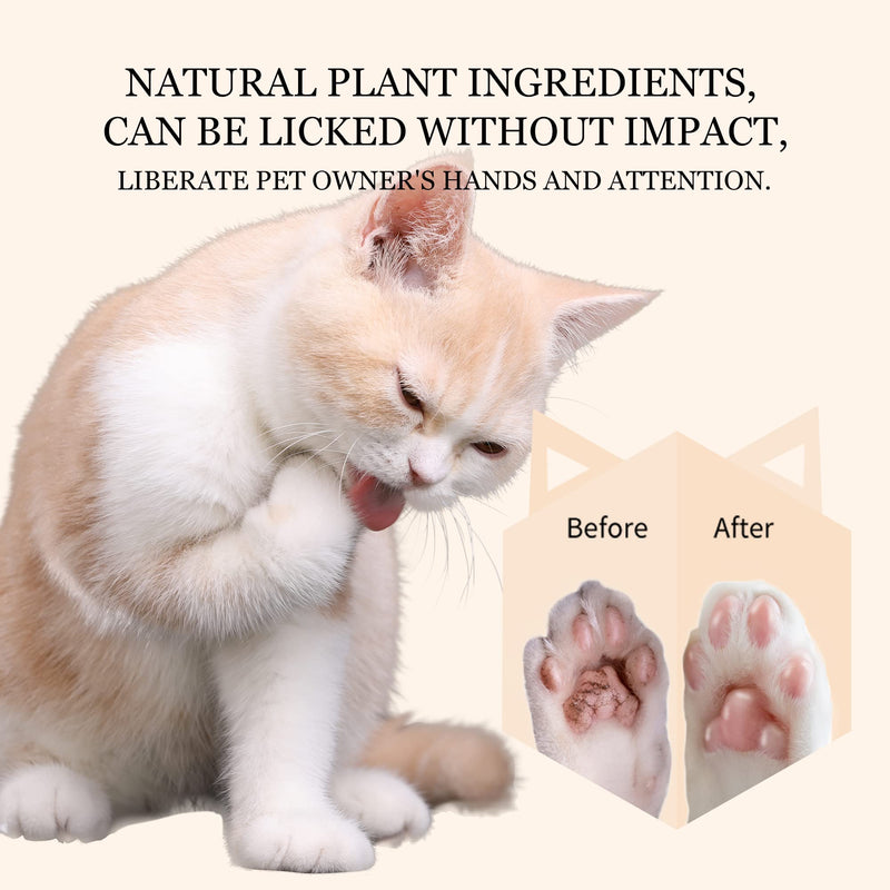 Natural Dog Paw Balm, 2oz Paw Pad Snout Soother Moisturizer, Repairs Cracks, Organic Lickable Pets Nose Elbow Cream Wax Butter Feet Heat Protection Balm for Dogs Cats Puppy - BeesActive Australia