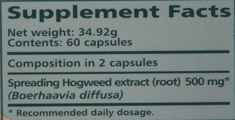 Himalaya Punarnava (Boerhavia Diffusa) – All Natural Support for Healthy Kidney and Urinary Function – 60 Capsules by Himalaya (Since 1930) - BeesActive Australia