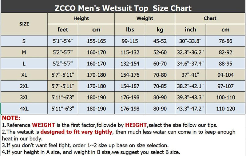 Wetsuit Top Men's 1.5mm Neoprene Wetsuits Jacket,Front Zipper Long Sleeves Diving Suit for Swimming,Snorkeling,Scuba Diving,Surfing Black Small - BeesActive Australia