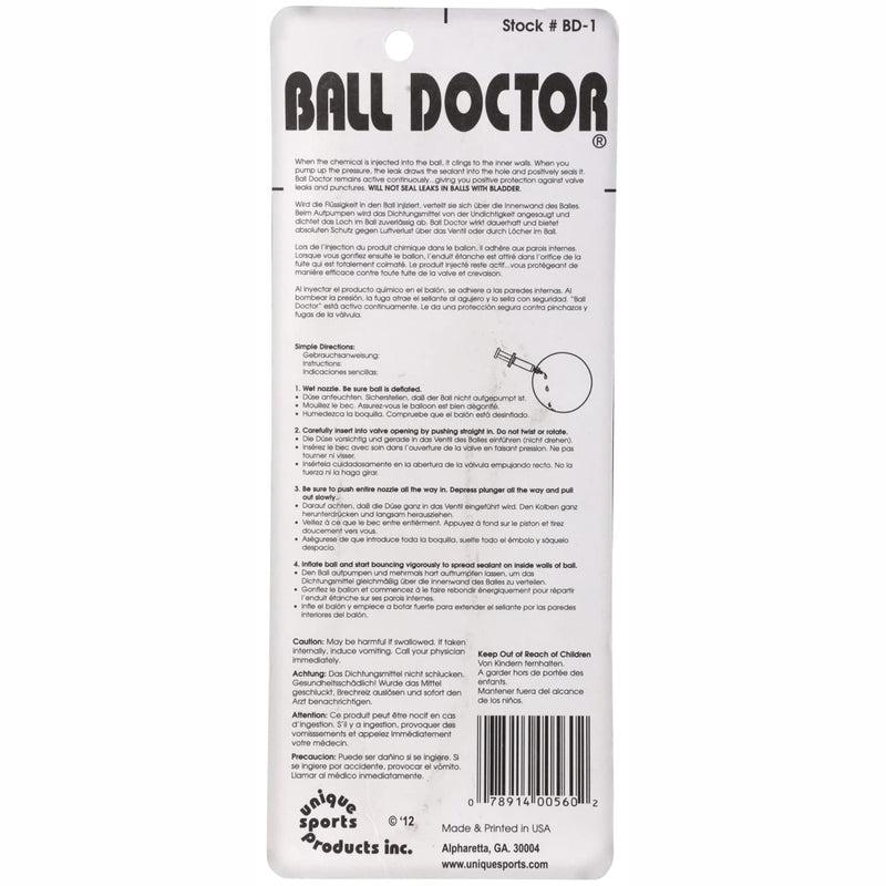 Unique Sports Ball Doctor Leak And Flat Fix-Repair Kit - BeesActive Australia