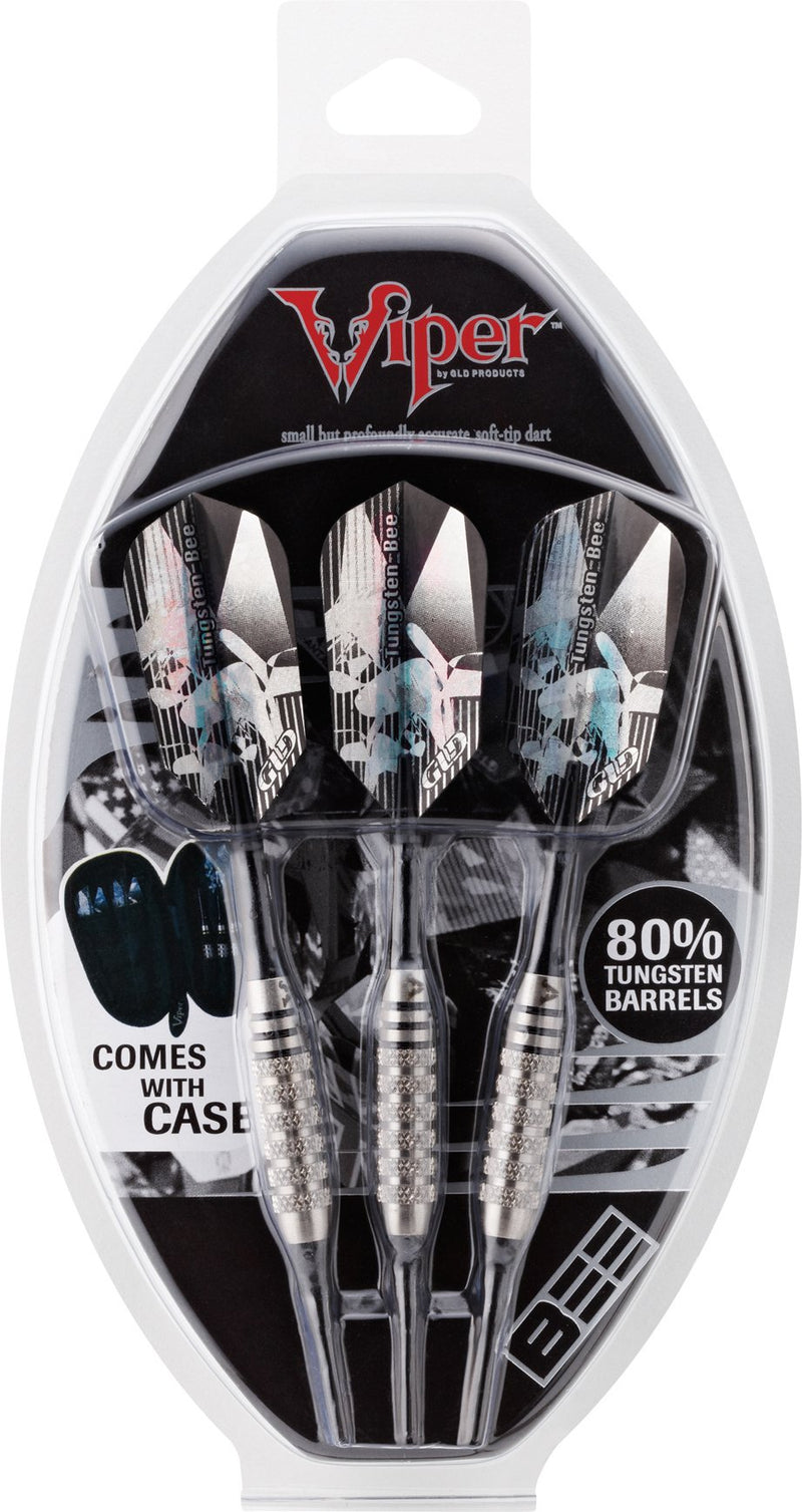 [AUSTRALIA] - Viper Bee 80% Tungsten Soft Tip Darts with Casemaster Storage/Travel Case, 18 Grams 