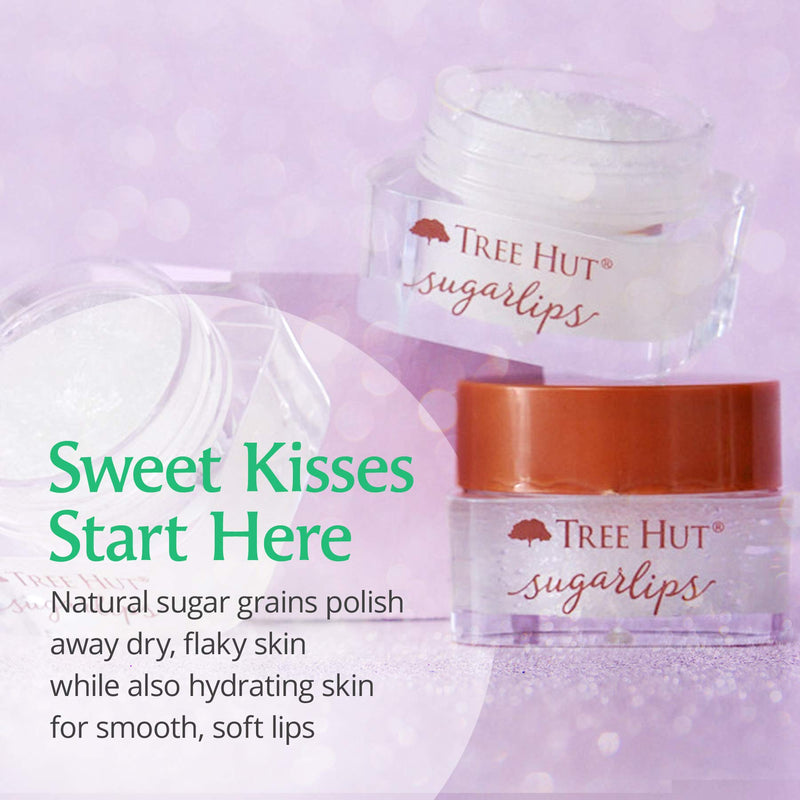 Tree Hut Sugarlips Sugar Lip Scrub, Sweet Mint, 0.34oz Jar, Shea Butter and Raw Sugar Scrub Ultra-Hydrating Lip Exfoliator, Lip Care - BeesActive Australia