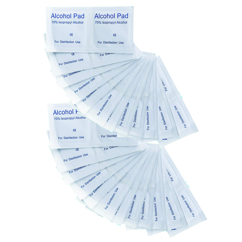 YNR 70% Alcohol Pre-Injection Isopropyl Wipes - Individually Wrapped First Aid Skin Cleaning Easy-Tear Sachet Wipes (500PCS) - BeesActive Australia