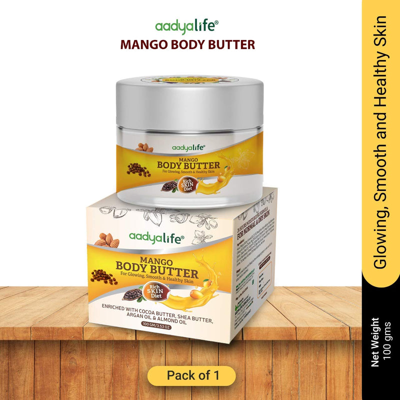 Aadya Life Body Butter (Mango Butter, Pack of 1) Mango Butter - BeesActive Australia