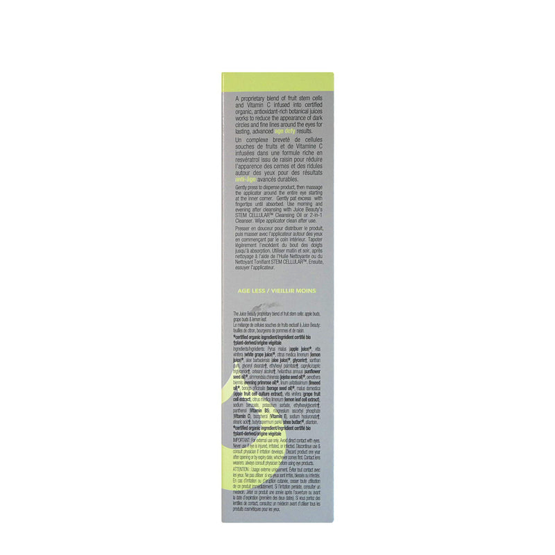 Juice Beauty Stem Cellular Instant Eye Lift Algae Mask and Anti-Wrinkle Eye Treatment - BeesActive Australia